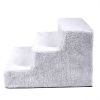 3 Steps Pet Stairs for Dogs and Cats - white