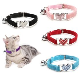 Pet Collar Adjustable Soft Collar With Bell For Dogs Kitten Cats (Color: Beige, size: One-size)