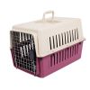 Portable Pet Box Cat & Dog Carrier Cage with Chrome Door