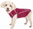 Pet Life Active 'Racerbark' 4-Way Stretch Performance Active Dog Tank Top T-Shirt