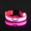 Glow-In-The-Dark Pet Collar For Dog & Cat; LED Dog Collar For Night Walking; USB charging