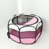 Oxford cloth folding pet tent cat kennel dog kennel cat delivery room indoor pet fence octagonal pet fence