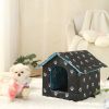 Stray cat and dog removable and Waterproof house; The best gift for a stray cat and dog; pet cage; removable and washable tent