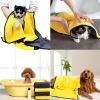 Quick-drying Pet Dog And Cat Towels; Soft Fiber Towels Water-absorbent Bath Towel Cleaning Pet Towel